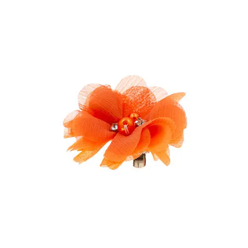 Haarbloem lovely oranje