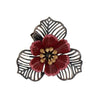 Haarbloem metaal Urban Hippies rood