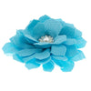 Haarbloem parel mintgroen/blauw