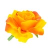 Haarbloem roos L kleur oranje