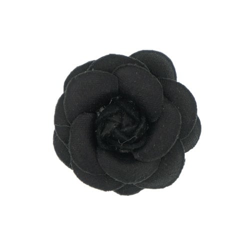 Haarbloem roosje zwart