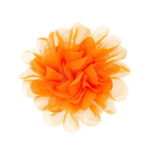Haarbloem tule oranje