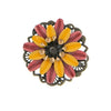 Haarbloem Urban Hippies roze geel