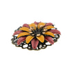 Haarbloem Urban Hippies roze geel
