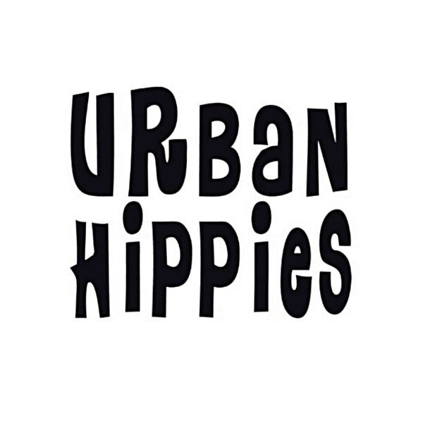 Haarbloem Urban Hippies roze groen