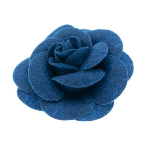 Haarbloem vilt Urban Hippies donkerblauw