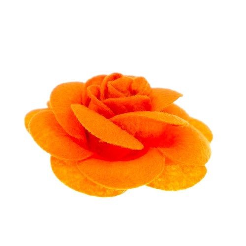 Haarbloem vilt Urban Hippies oranje