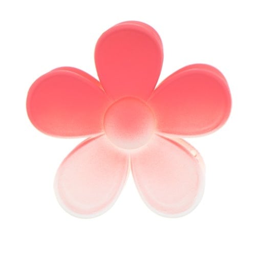 Haarklem bloem vrolijke roze/wit