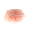 Haarbloem organza roze