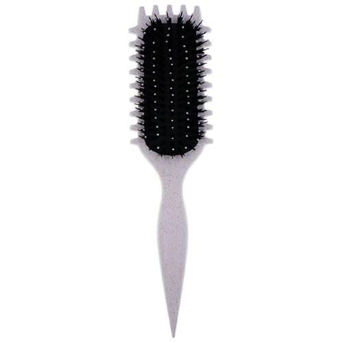 Haarborstel curly styling beige/wit