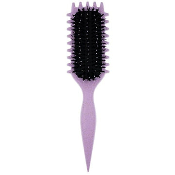 Haarborstel curly styling paars