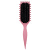 Haarborstel curly styling roze