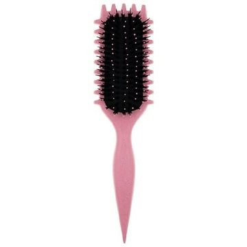 Haarborstel curly styling roze