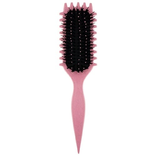 Haarborstel curly styling roze