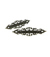Haarclip bronskleurig 2 stuks