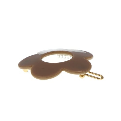 Haarclip flower power bruin