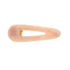 Haarclip goudkleurig pastel roze
