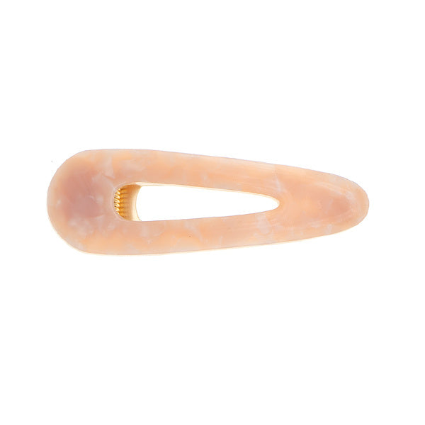 Haarclip goudkleurig pastel roze