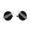 Haarclip Halloween duivel zwart 2 stuks
