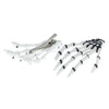 Haarclip Halloween handbone 2 stuks