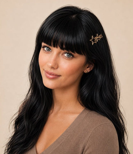 Haarclip luxe sterren goudkleurig