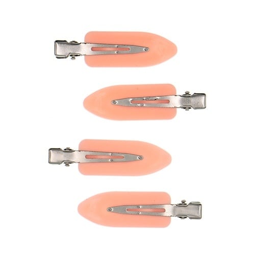 Haarclip no bend roze 4 stuks