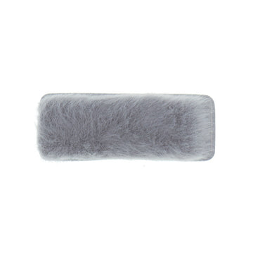 Haarclip rechthoekig soft grijs