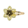 Haarclip Urban Hippies bloem goudkleurig