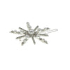 Haarclip zilverkleurig firework