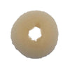 Haardonut rond in de kleur blond per stuk