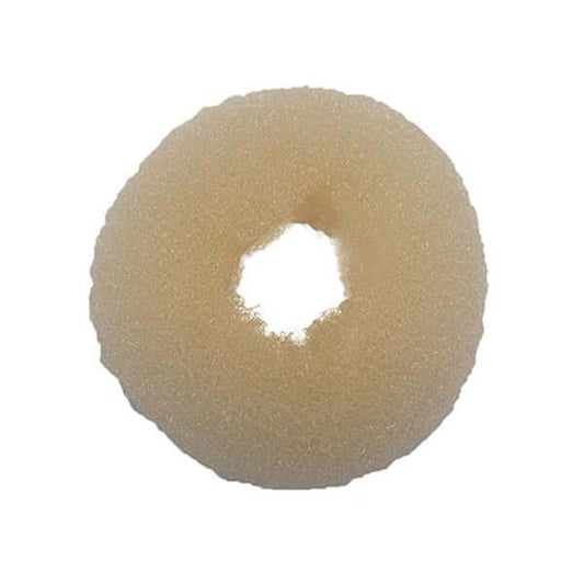Haardonut rond in de kleur blond per stuk