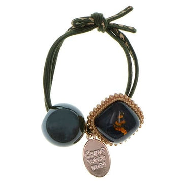 Haarelastiek groen vintage stijl