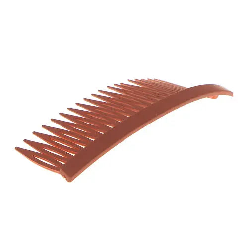 Haarkam mat basic oranje/rood
