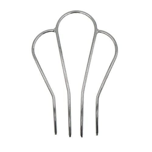 Haarkam zilverkleurig basic