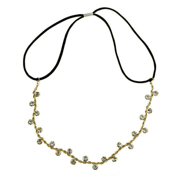 Haarketting goudkleurig klassiek