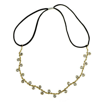 Haarketting goudkleurig klassiek