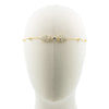 Haarketting ornamenten goudkleurig