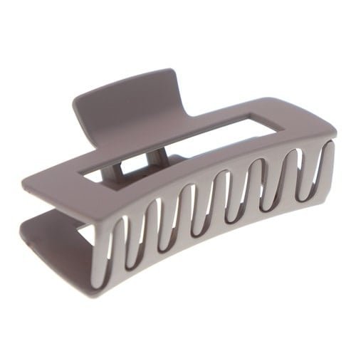 Haarklem rechthoek basic mat small bruin