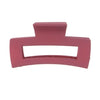 Haarklem rechthoek basic mat  small rood