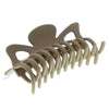 Haarklem bruin mat XL voor lang en dik haar.