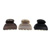 Haarklemmetjes bruin/zwart/naturel 3 stuks