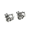 Haarklemmetjes drie bloemen zilverkleurig voor dun haar.