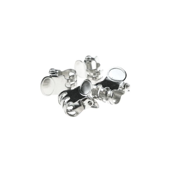 Haarklemmetjes klein zilverkleurig 4 stuks