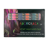 Haarkrijt kam multicolor 6 stuks