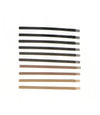 Haarschuifjes beige/bruin/zwart recht 10 stuks