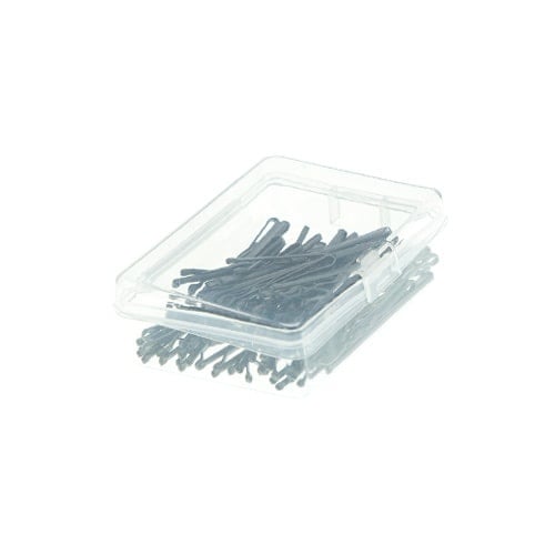 Haarschuifjes set van 50 stuks kleur grijs