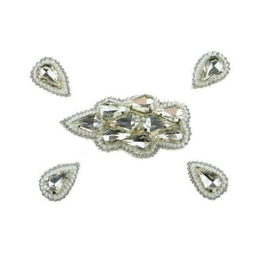 Haarsierraad Pink Pewter naomi silver