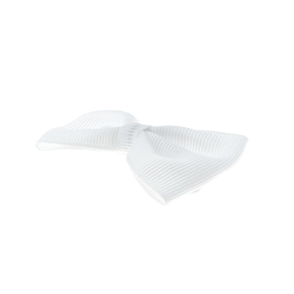 Haarstrik model strak in de kleur wit