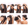 Heatless hair curlers satijn 3 stuks