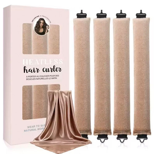 Heatless hair curlers velours 4 stuks